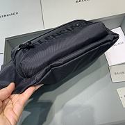 Fortok Balenciaga Belt Bag Black Wheel Logo Black 23-5-20 cm - 4