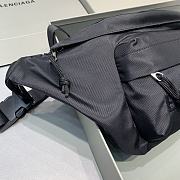 Fortok Balenciaga Belt Bag Black Wheel Logo Black 23-5-20 cm - 3