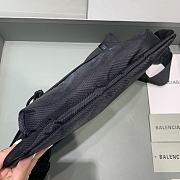 Fortok Balenciaga Belt Bag Black Wheel Logo Blue 23-5-20 cm - 5