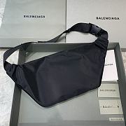 Fortok Balenciaga Belt Bag Black Wheel Logo Blue 23-5-20 cm - 4