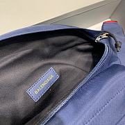 Fortok Balenciaga Belt Bag Blue Wheel Logo 23-5-20 cm - 6