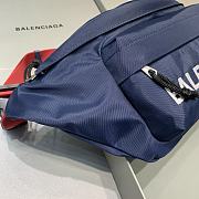 Fortok Balenciaga Belt Bag Blue Wheel Logo 23-5-20 cm - 3
