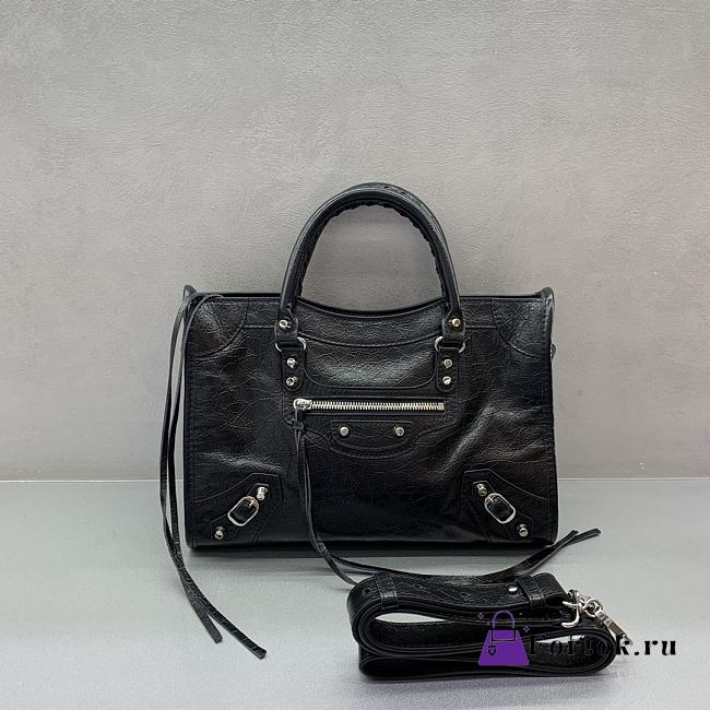 Fortok Balenciaga Medium Le City Black 30-13-20cm  - 1