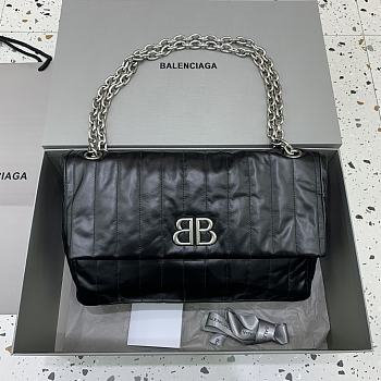 Fortok Balenciaga Monaco Black 32.5 x 22 x 9.9 cm