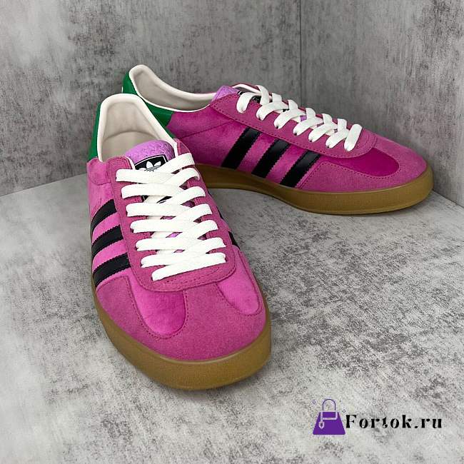 Fortok adidas x Gucci Gazelle Pink Velvet Women's 35 - 46 - 1