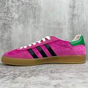 Fortok adidas x Gucci Gazelle Pink Velvet Women's 35 - 46 - 3