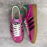 Fortok adidas x Gucci Gazelle Pink Velvet Women's 35 - 46 - 2