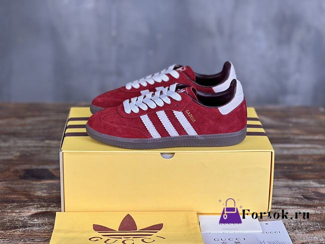 Fortok adidas x Gucci Gazelle Red 35 - 46 - 1
