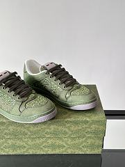 Fortok Gucci Women's Screener trainer In Green - 5