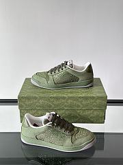 Fortok Gucci Women's Screener trainer In Green - 3