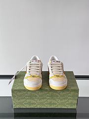 Fortok Gucci Women's Screener trainer In Yellow - 5