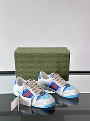 Fortok Gucci Women's trainer In Blue - 1