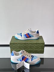 Fortok Gucci Women's trainer In Blue - 2