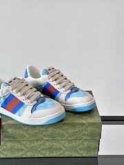 Fortok Gucci Women's trainer In Blue - 3