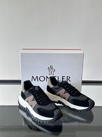 Fortok Moncler Men's 574 Sneakers Black 
