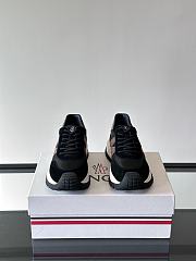 Fortok Moncler Men's 574 Sneakers Black  - 2