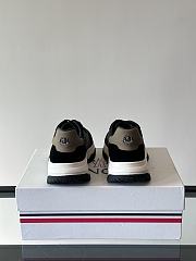 Fortok Moncler Men's 574 Sneakers Black  - 3