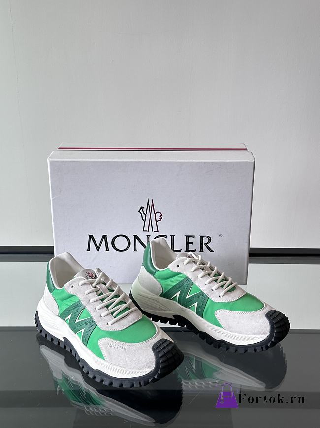 Fortok Moncler Men's 574 Sneakers Green - 1