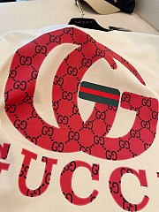Fortok Gucci White Logo T-shirt  - 3