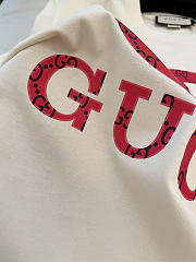 Fortok Gucci White Logo T-shirt  - 4