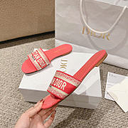 Fortok Dior Dway Slides Orange Pink  - 3
