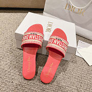 Fortok Dior Dway Slides Orange Pink  - 5