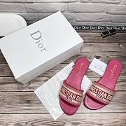Fortok Dior Dway Slides Fuchsia - 4