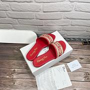 Fortok Dior Dway Slides Red  - 6