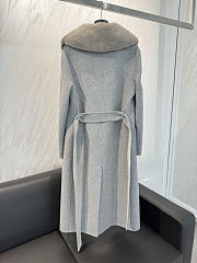 Fortok Fendi Cashmere Coat Grey - 4