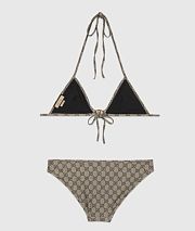Fortok Gucci GG stretch jersey bikini Brown - 4