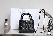 Fortok Dior Lady Dior Diamond Black 17 x 15 x 7 cm - 1