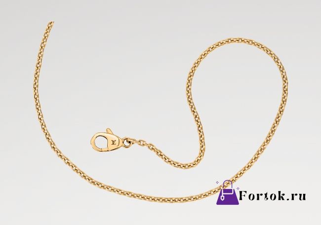 Fortok Louis Vuitton Gold Chain 46cm - 1