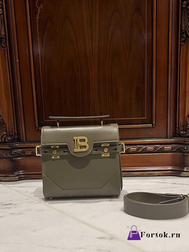 Fortok Balmain B-Buzz 23 tote bag women Moss Green 23 x 20 x 11 cm - 1