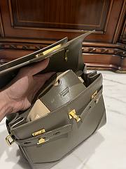 Fortok Balmain B-Buzz 23 tote bag women Moss Green 23 x 20 x 11 cm - 3
