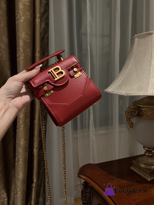 Fortok Balmain B-Buzz 23 tote bag women Rouge 23 x 20 x 11 cm - 1