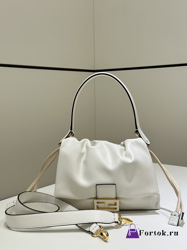 Fortok Fendi Mamma Baguette White 26.5 x 18 x 8.5 cm - 1