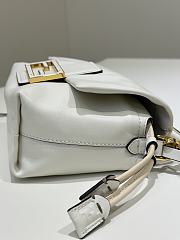 Fortok Fendi Small Mamma Baguette White 16 x 13 x 10 cm - 2