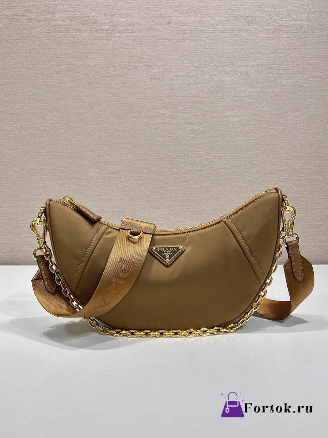 Fortok Prada Re-Nylon shoulder bag Brandy 30 x 13.5 x 6cm - 1