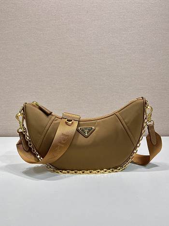 Fortok Prada Re-Nylon shoulder bag Brandy 30 x 13.5 x 6cm