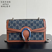 Fortok Gucci Dionysus Denim 25x14x8cm - 1