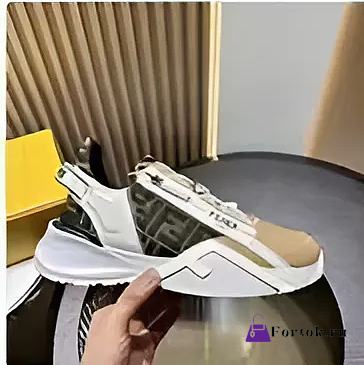 Fortok Fendi Flow Sneaker Beige - 1