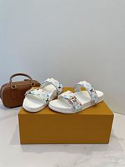 Fortok Louis Vuitton x TM Bom Dia Flat Comfort Mule White - 6