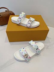 Fortok Louis Vuitton x TM Bom Dia Flat Comfort Mule White - 5