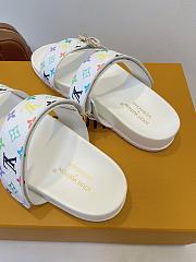 Fortok Louis Vuitton x TM Bom Dia Flat Comfort Mule White - 4