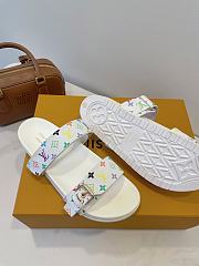 Fortok Louis Vuitton x TM Bom Dia Flat Comfort Mule White - 3
