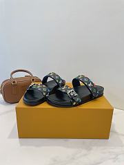 Fortok Louis Vuitton x TM Bom Dia Flat Comfort Mule Black - 1