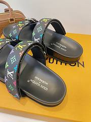 Fortok Louis Vuitton x TM Bom Dia Flat Comfort Mule Black - 2