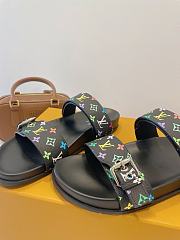 Fortok Louis Vuitton x TM Bom Dia Flat Comfort Mule Black - 3