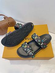 Fortok Louis Vuitton x TM Bom Dia Flat Comfort Mule Black - 4
