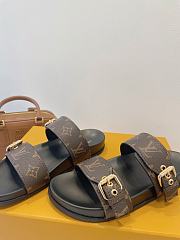 Fortok Louis Vuitton Bom Dia Flat Comfort Mule 1AAW8H - 6